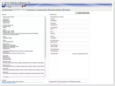 ihr Impressum eintragen ihr Impressum eintragen