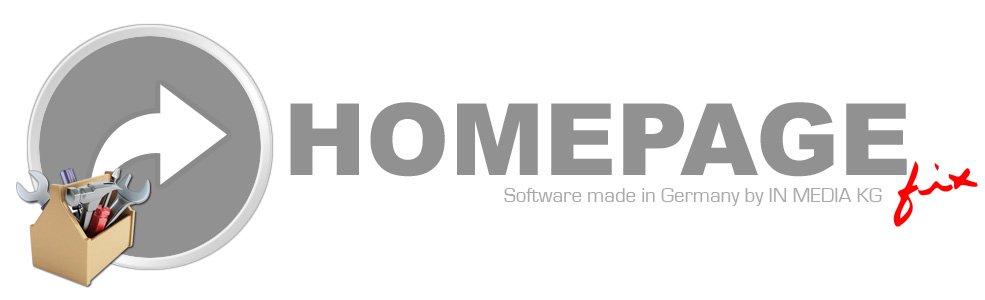 HomepageFix Software Programm Funktionen